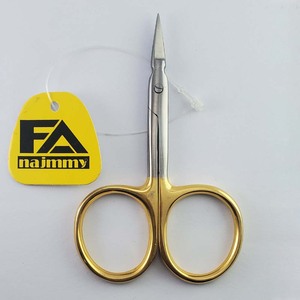 Tijeras económicas Punta de flecha Anillos de dedo grandes Hoja inferior dentada - Product Image 2