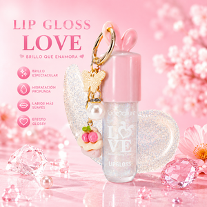 Lucidalabbra Rosa Lucido Idratante Effetto Volumizzante con Tappo a Coniglio - Product Image 2