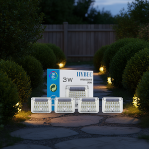 Lámpara de Jardín LED con Energía Solar y Sensor de Movimiento, Tamaño Pequeño, Cuerpo de Plástico IP65 - Product Image 3