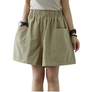 Short cargo sport tendance pour femme, été, respirant, amincissant, coupe droite, taille mi-haute, décontracté, ample, polyvalent, jambe large, élastique - Product Image 5
