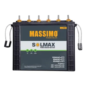 מכירה חמה סוללת עופרת חומצת עופרת MASSIMO 90AH 12 V סוללת גיבוי מתח במחיר סיטונאי מהספק המקורי