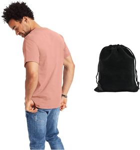 Tendance unisexe 220gsm T-shirt à manches courtes pour hommes, 100% coton pré-rétréci, coupe classique, étiquette détachable 2025 - Product Image 5