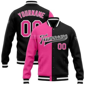 2024 hommes laine Varsity veste Stand manches longues à capuche Chenille broderie Letterman Design Street Wear pour Baseball hiver - Product Image 5