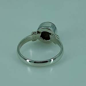 Handmade Boho 925 Sterling Silver <b>Ring</b> <b>Labradorite</b> Inlay Shape November Birthstone Jewelry Perfect Gift for Her Birthday - Product Image 4