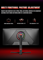 Moniteur de jeu LED incurvé de 34 pouces, résolution 4K, fréquence de rafraîchissement de 165 Hz, prise en charge HDR, interface DP, utilisation sur ordinateur de bureau