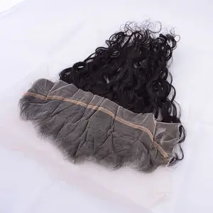 Bakire doğal kıvırcık cepheler mevcut 13X4 ve 13X6 dantel boyutu en iyi sıkı kıvırcık peruk Ponytails ham vizon saç