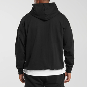 Custom Made 100% Cotton Pullover <b>Hoodie</b> <b>for</b> <b>Men</b> Comfortable 500GSM <b>Oversized</b> Embroidered Stonewashed Logo <b>for</b> Winter - Product Image 6