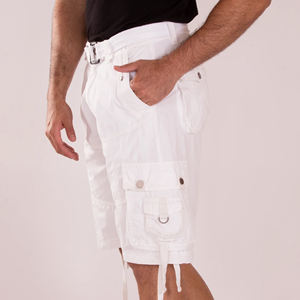 2026 <b>Men's</b> Solid Pattern Cargo Sweat <b>Shorts</b> High Street Casual <b>Elastic</b> <b>Waist</b> Gym Jogger 5 Pockets Cotton Athletic Workout - Product Image 3