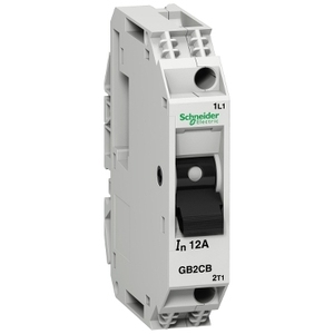 Interruptor Automático Termomagnético Schneider Electric GB2CB05 TeSys GB2 1P, 0.5A Icu, 50 KA a 240V - Product Image 1