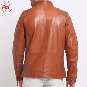 Wholesale Custom Colors Cow Skin Men's <b>Winter</b> <b>Leather</b> <b>Jacket</b>-High Quality Windproof Eco-Friendly with Front Logo - Product Image 3
