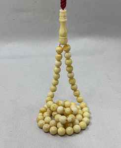 ลูกประคำอำพันอิสลามสีอำพันลูกปัดสำหรับสวดมนต์ - Product Image 3