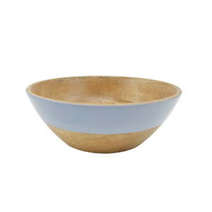En bois rond nouvelle forme décorative bol de service alimentaire fini naturel pour cuisine Table à manger nourriture et collations bols de service - Product Image 1