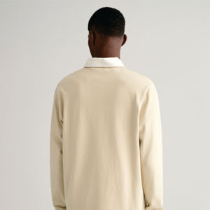 เสื้อโปโลรักบี้แขนยาวสำหรับผู้ชายคุณภาพสูงสวมใส่สบายมีสไตล์และเหมาะสำหรับชุดลำลองและกิจกรรมกีฬา - Product Image 3