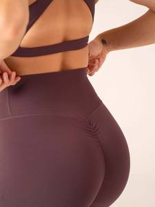 กางเกงขาสั้นเอวสูงสำหรับผู้หญิงกางเกงขาสั้นออกกำลังกายระบายเหงื่อและระบายอากาศได้ดี - Product Image 6