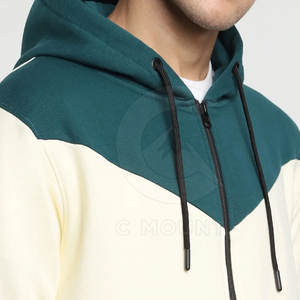 2025 nuevo estilo sudaderas con capucha para hombre diseñadas con cremallera 100% algodón para invierno ropa al aire libre precio bajo tamaño adulto - Product Image 5