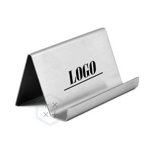 Porte-cartes cadeau professionnel en or brossé avec Logo personnalisé de l'entreprise - Product Image 6