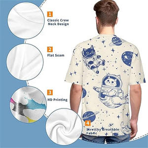 Camisetas sin mangas de manga corta con estampado personalizado de algodón acanalado de secado rápido para hombre del fabricante subidas por Dress Sports - Product Image 5