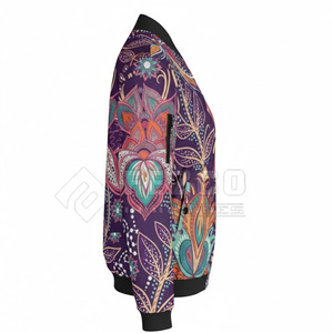 Nouvelle veste bomber à col montant élégante pour homme, logo sur le devant, chaude, d'hiver, de haute qualité, en nylon/polyester, pour l'extérieur - Product Image 4