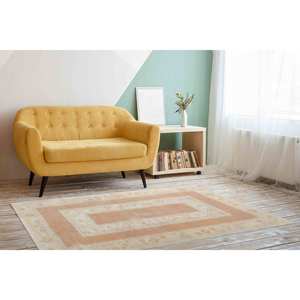 Tapis imprimé floral vibrant : ethnique, tribal, pour chambre d'enfant, salle à manger, avec poils doux - Product Image 4