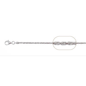 925 Sterling Silver Corde Chaîne Collier Haute Qualité Galvanisé Diamant Pierre Principale À La Main Italie Différentes Longueurs Cadeau De Fête - Product Image 1