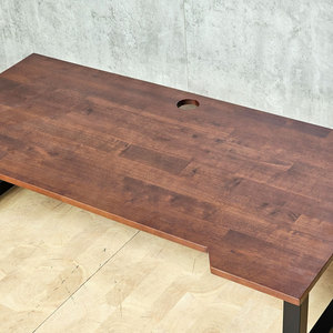 120x60cm Rubber Wood Floor-Sitting <b>Desk</b> with <b>Foldable</b> Legs Feature <b>Foldable</b>-Model SPD68001 - Product Image 4