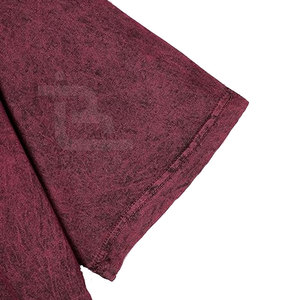 เสื้อยืดแขนสั้นลำลองผ้าโพลีเอสเตอร์/คอตตอน ระบายอากาศ แห้งเร็ว ล้างสีแบบแอซิดวอช สีพื้น สำหรับผู้ชาย รับผลิตตามสั่งพร้อมโลโก้และสีที่ต้องการ - Product Image 5