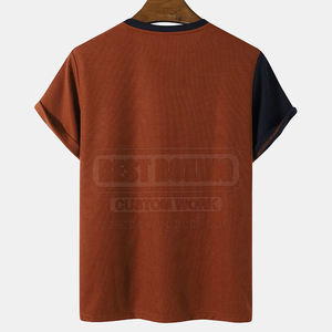 T-shirt personnalisé en coton de haute qualité pour hommes T-shirts pour hommes à impression surdimensionnée - Product Image 2