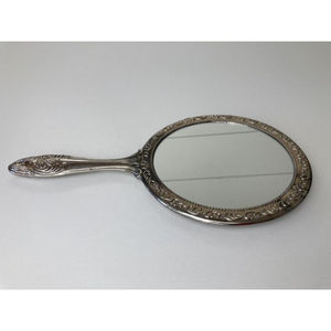 Espejo de maquillaje al por mayor, espejo de mano portátil para niña, espejo de mano de material metálico de latón de alta calidad para viaje - Product Image 6