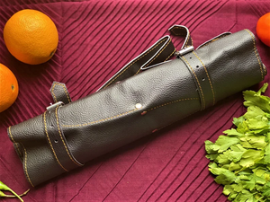 Ensemble de couteaux de cuisine en acier damas, 5 pièces sur mesure, manche en bois Tan, ensemble de couteaux de Chef, tranchant de rasoir - Product Image 3