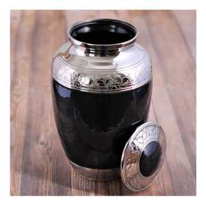 Vente chaude Urnes fabriquées en Inde pour cendres humaines Fournitures funéraires pour adultes Urne en aluminium Crémation Conception personnalisée de qualité supérieure - Product Image 1