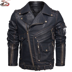 แจ็กเก็ตแข่งรถมอเตอร์ไซด์ผู้ชายวัสดุหนังที่ดีที่สุดสำหรับฤดูหนาวกันลมกันน้ำระบายอากาศได้ดี - Product Image 4