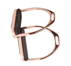 Recién llegado, estribos antideslizantes de acero inoxidable para montar a caballo, empuñadura de goma, fábrica duradera, suministro de fabricante de exportación OEM - Product Image 2