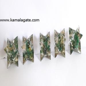 Venta al por mayor de jaspe rojo natural hecho a mano ágata piedras preciosas artesanías semipreciosas estrella cristal orgón Merkaba a la venta - Product Image 3