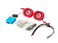 Système audio MP3 étanche pour moto FEKON FK150 - Stéréo 12V pour guidon avec radio FM, USB, carte TF et AUX