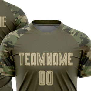 เสื้อฟุตบอลผ้าฝ้าย 100% พิมพ์ลายดิจิทัลสำหรับการแข่งขันฟุตบอล แขนสั้น ระบายอากาศได้ดี แห้งเร็ว ชุดทีมสำหรับสโมสร - Product Image 3