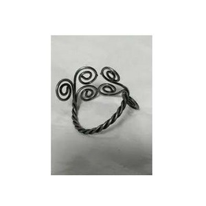 En bois audacieux coeur forme rond de serviette décor de Table luxe métal Designer vaisselle haute qualité rond en vrac rond de serviette anneau - Product Image 3