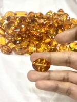 Lot de mélange à facettes en citrine dorée naturelle Pierre précieuse en forme de grande taille Jaune Bleu Pierre précieuse en vrac en gros Brandy Madeira en vrac