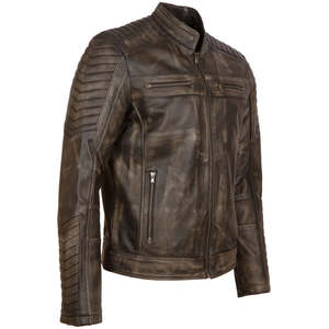 Blouson de moto unisexe en cuir pleine fleur coupe-vent, qualité supérieure toutes saisons, vente en gros directe usine 2026 - Product Image 4