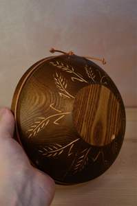 Meilleures ventes 2026 En gros Ensemble de bols à salade et de mélange en bois écologique, faits main, polis et durables, pour service de fête - Product Image 3