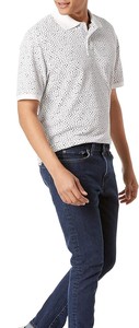 Polo de piqué de algodón de corte regular para hombre, diseño personalizado, estampado de letras lavadas, polos de talla grande para hombre - Product Image 4