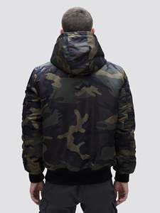 Wholesale Spring High Street Bomber <b>Jacket</b> Men Custom Front Solid Windproof Breathable Polyester/Cotton Canvas Collar - Product Image 5