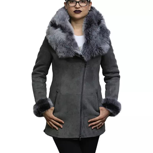 Manteau parka en coton mélangé tricoté chaud d'hiver personnalisé pour femmes 2025, taille plus, long, à capuche, avec cordon de serrage, rembourré, imprimé, écologique - Product Image 4