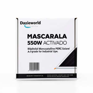 แผงโซลาร์เซลล์แบบโมโนคริสตัลไลน์ PERC สองหน้า Daxieworld 550W เกรด A สำหรับใช้งานในอุตสาหกรรม - Product Image 2