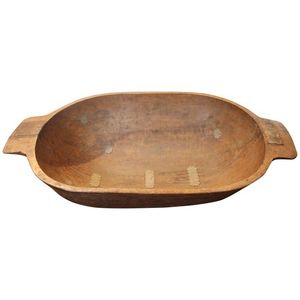 Countertop Hotel Home Restaurants Wood Bowls Top Selling Wooden Dough Bowl Handicraft Stylish Design for Kitchenware <b>Dinnerware</b> - Product Image 2