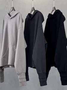 Fabricante de Ropa, Sudadera con Capucha Premium de Alta Calidad para Hombre, Lavado Ácido, Corte Holgado, Logotipo Personalizado, 100% Algodón, Precio al por Mayor - Product Image 6