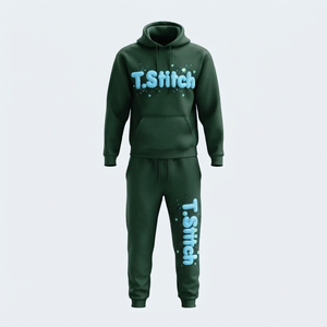Conjunto Deportivo Unisex de Invierno, Cortavientos, a la Moda, Informal, Cómodo, 100% Algodón, Diseño Sólido, Sudadera con Capucha y Pantalones de Secado Rápido - Product Image 3