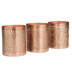 Wholesale Black Iron Votive Holder Decorative Metal <b>Tea</b> Light <b>Candle</b> Holder With Cutout Pattern Modern Home Decor Gift Item - Product Image 4