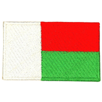 Personnalisé divers drapeau national du monde petit insigne de broderie brodé fer sur drapeau de pays patchs de broderie personnalisés