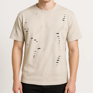 Calidad personalizada 220gsm Jacquard Jersey de punto de algodón poliéster Spandex tela para camisetas cómodas Material - Product Image 1