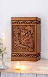 Wooden <b>Urn</b> <b>for</b> Human <b>Ashes</b> Hand Crafted Wooden <b>Urn</b> Box <b>for</b> <b>Dogs</b> Cats <b>Ashes</b> Handmade With Three Different Sizes - Product Image 5